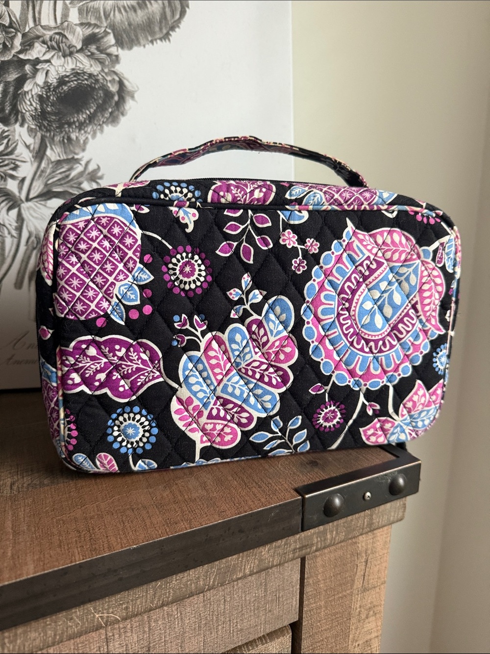 Vera Bradley ‘Alpine Floral’ Large Makeup Bag